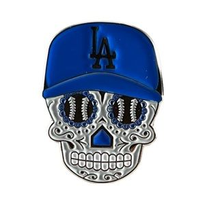 LA Sugar Skull Enamel Pin